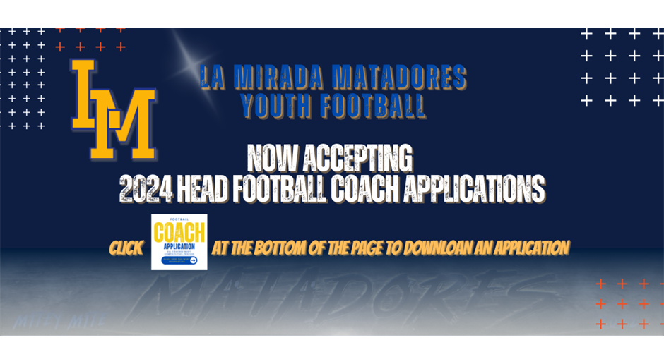 NOW ACCEPTING 2024 HEAD FOOTBALL COACH APPLICATIONS!